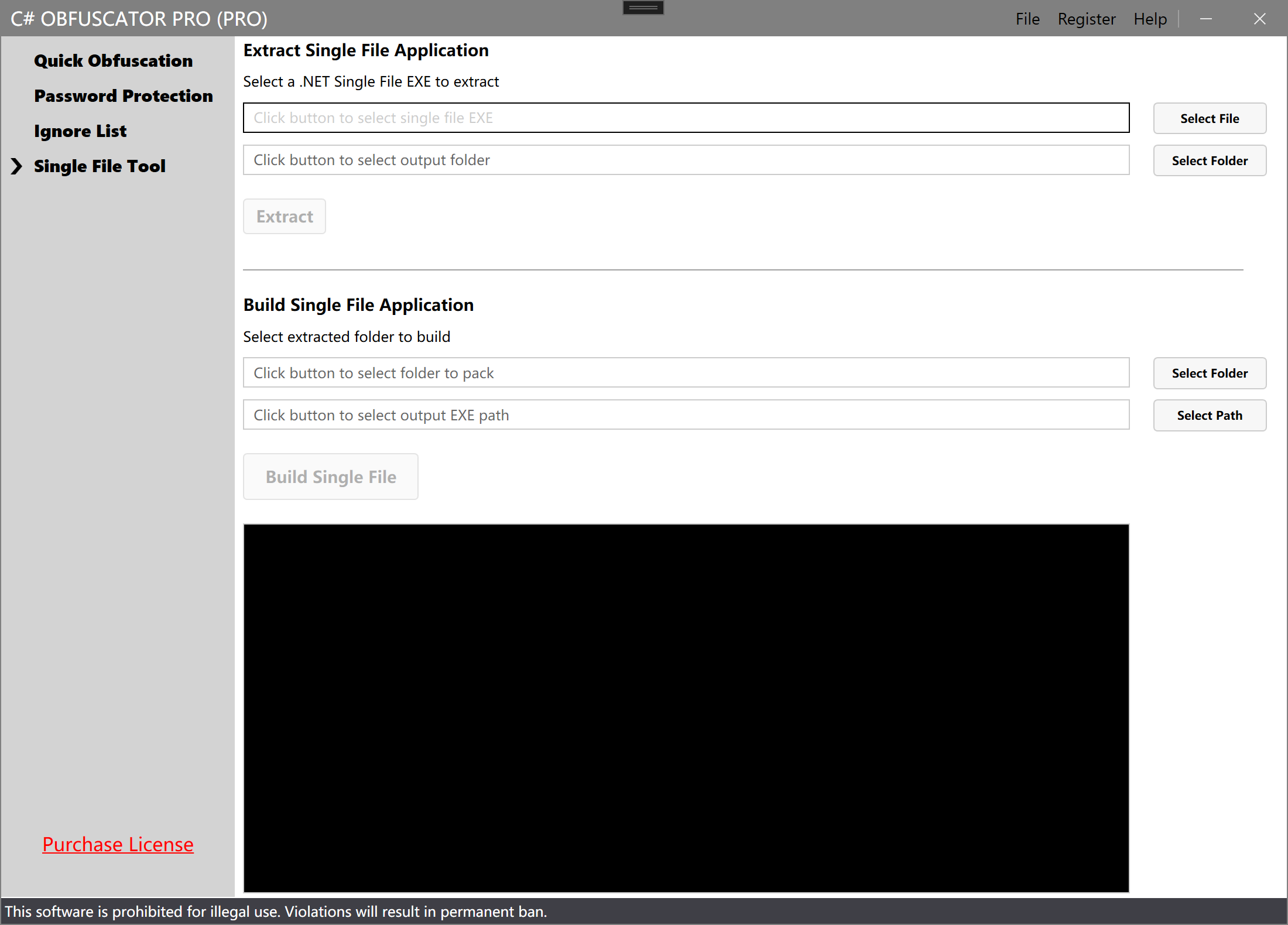 Single-File Interface